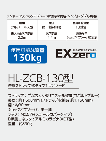 HL-ZCB-130の落下距離などの詳細